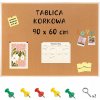 Korková tabuľa Creative Home 90 x 60 cm