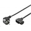 PREMIUMCORD Kabel napájecí 230V 2m úhlový 90st kpsp2-90 PremiumCord