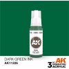 AK Interactive akrylová barva dark green ink 17 ml