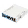 MikroTik hAP ac, 720MHz CPU, 128MB RAM, 5x LAN, 2.4+5GHz,Wi-Fi 802.11b/g/n/ac, SFP slot, vrátane. L4 RB962UiGS-5HacT2HnT