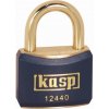 Kasp K12440BLUA1 visiaci zámok 40 mm zámky s rovnakým kľúčom zlatožltá na kľúč; K12440BLUA1
