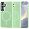 Techsuit HaloFrost MagSafe Series – puzdro na Samsung Galaxy S24 Plus – svetlozelený