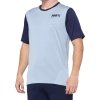 100% RIDECAMP Short Sleeve Jersey Lt. Slate Blue/Navy - L