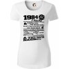 1984 v kocke - Dámske tričko z organickej bavlny Origin (GOTS) - S ( Biela )