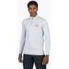 Pánska lyžiarska mikina Rossignol New Hero Classique Hz soft grey