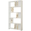 Knižnica Lime White Marble and White