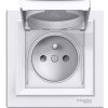 Jednozásuvka IP44 SCHNEIDER ASFORA EPH2800621 biela do rámčeka