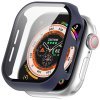AppleMix Tvrdené sklo + rámček pre Apple Watch 42 mm Series 10 + korunka - tmavomodré