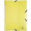 Exacompta Pastel PP Spisové dosky s gumičkou A4 - žlté