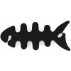 HARAHU Kompaktný držiak organizér káblov Fishbone Čierna KP32968