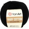 YarnArt Baby Cotton 460 čierna