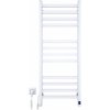 Navin Kúpeľňový rebríkový radiátor s termostatom AVANGARD 459W/230V 120,6 cm IP44 biely ľavý NV0021 + záruka 3 roky zadarmo + záruka 3 roky zadarmo