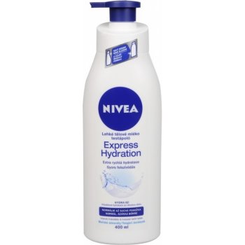 Nivea Express Hydration hydratačné telové mlieko pre normálnu pokožku 400  ml od 3,72 € - Heureka.sk