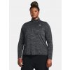 Dámske tričko Under Armour Tech 1/2 Zip - Twist&-BLK Čierna 2X
