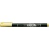 Tombow Brush Pen Fudenosuke pastel na čierny papier, pale yellow (WS-BS02)