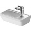 Duravit D-Neo - Umývadielko, 40x22 cm, 1 otvor na batériu vpravo, biela 0739400041