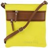 Kabelka Duola kožená - čierna žlutá