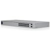 Ubiquiti UniFi switch Gen2 USW-16-POE 16x1000Mbps + 2x SFP PoE/PoE+ Fanless (42W) USW-16-POE