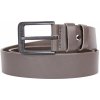 Black Hand Pánsky kožený opasok Black Hand 2131-87 sivy