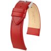 Kožený remienok Hirsch Osiris M 03475120-2, červený, teletina, dĺžka M, Quick Release 18 mm