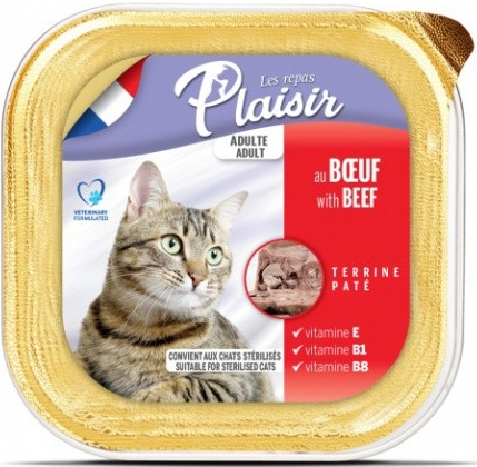 Plaisir cat s hovädziem 100 g