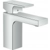 Hansgrohe Vernis Shape - Páková umývadlová batéria 100 s odtokovou súpravou s tiahlom, chróm 71561000