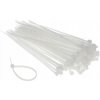 Extra silné nylonove stahovacie pasky 3,6x200 biele 100ks (sú navrhnuté pre trvanlivosť a spoľahlivosť v náročných podmienkach používania)
