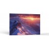 príroda Zimný východ slnka nad horami | Obraz na dreve Rozmery: 40x60