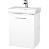 Dreja Kúpeľňová skriňa DOOR SZD 50 - M01 Biela mat / Úchytka T04 / M01 Biela mat / Levé