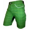 HAVEN Cyklistické nohavice krátke bez trakov - PEARL II - zelená 2XL