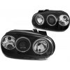 Predné CCFL Angel Eyes svetlá VW Golf 4 Black