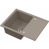 Ruvetti Axel granitový drez 65x50 cm béžová 3001AX_BE120_W