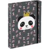 Baagl Panda A5 tmavo sivá