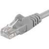 PremiumCord sp6utp15 patch UTP, RJ45-RJ45, CAT6, 15m, šedý