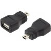SOLEX USB redukcia zásuvka USBA-USBB mini AK214A