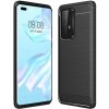 Púzdro CARBON CASE pre HUAWEI P40 PRO - čierne