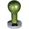 Buna café tamper, kov, zelený, 58 mm, nerez lesk, konvexný