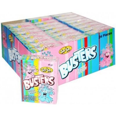 Trebor sweets s.r.o. Ovocné cukríky Busters Bubble gum 45 g