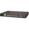 Planet IGS-6325-20T4C4X průmyslový L3 switch, 20x1Gb, 4x1Gb SFP, 4x10Gb SFP+, 2x power-in, -40~75°C, IP30, fanless (IGS-6325-20T4C4X)