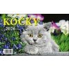 Kočky 2026 - stolní kalendář - autor neuvedený