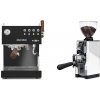 Ascaso Steel DUO PID PLUS, Black&Wood + Eureka Mignon Libra 65 All Purpose, CR white