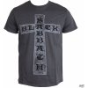 Tričko metal ROCK OFF Black Sabbath Cross sivá