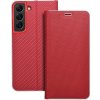Puzdro knižka Samsung S901 Galaxy S22 Luna Carbon červené