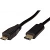 AlzaPower APW-CBTC2020B AluCore Charge USB-A to USB-C 2.0, 2m, černý