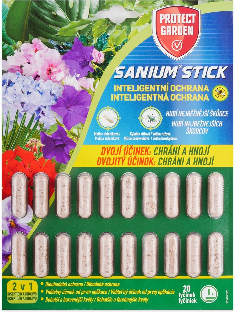 Bayer Garden Sanium stick insekticídne tyčinky 20 ks