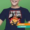 Tričko s potlačou Baby bikers Detský / Unisex Tmavomodrá 4XL