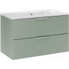 Súprava umývadlo Comad Lava UM-CFP LAVA 80D DP, skrinka Comad Aster Green ASTER GREEN 82-80-46-2S