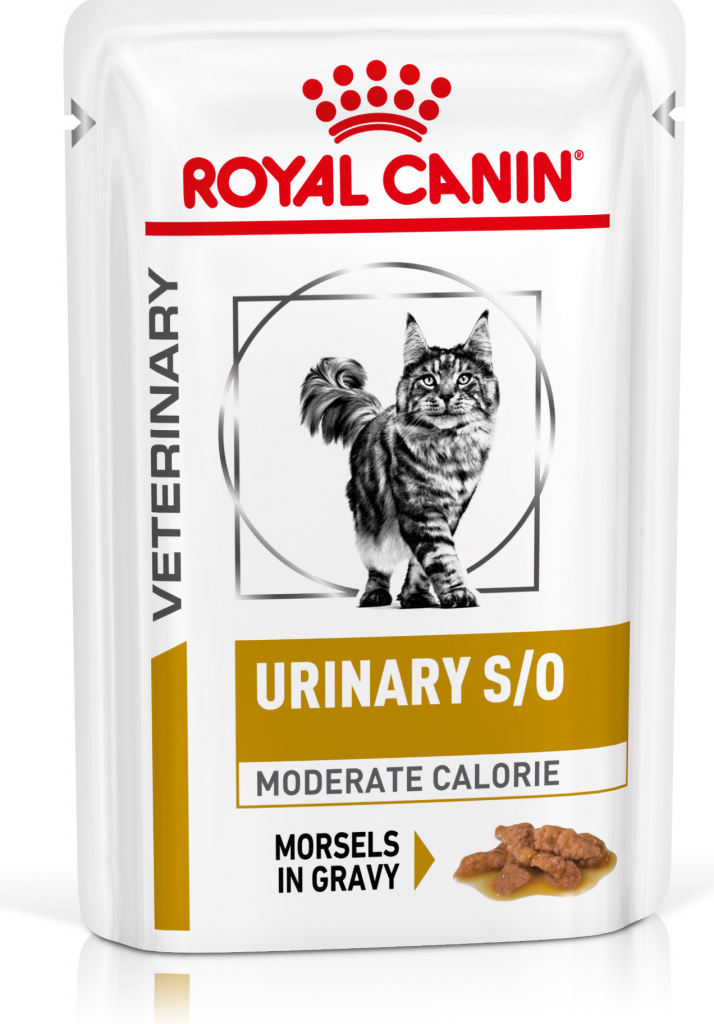 Royal Canin Feline Urinary S/O Moderate Calorie Veterinary Diet kúsky v omáčke 24 x 85 g