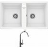 Blanco ZIA 9 biela 516678 + Blanco MIDA chróm 517742