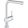 GROHE 30436000 Batéria VENTO L-výpusť duálna vyťahovacia sprška chróm